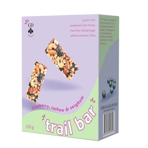 GD Trail Bar Blueberry Cashew Sorghum( X 6 Bars)