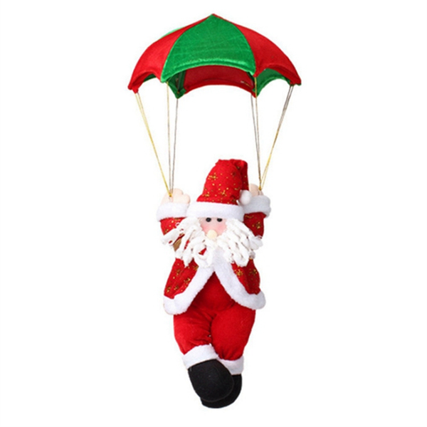 Parachute Santa Claus Outdoor Santa Claus Doll Pendant New Year Decor