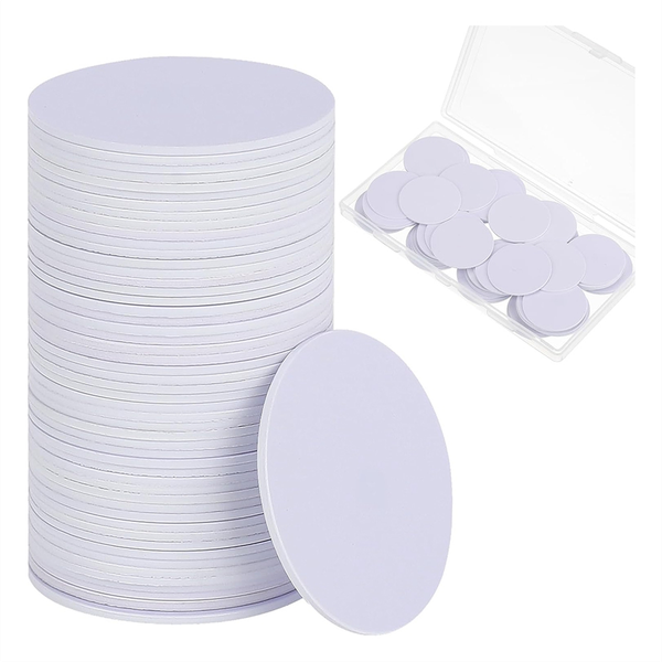 80Pcs NFC TagsNtag 215 NFC Sticker Chip Round NFC Tag Rewritable NFC Card S