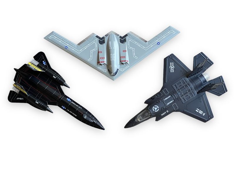 Diecast Pullback Fighter Jets/Planes with Sound and Light