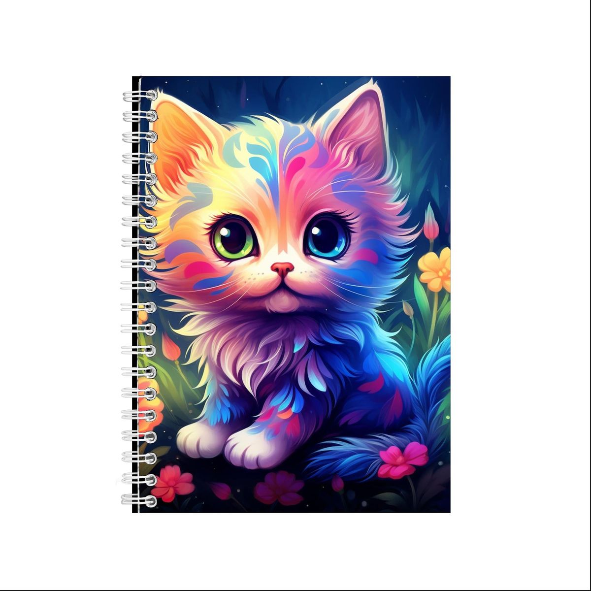 CAT CHIBI STYLE COLORFUl 2 A5 Notebook Gift Idea Notepad 225 | Shop ...