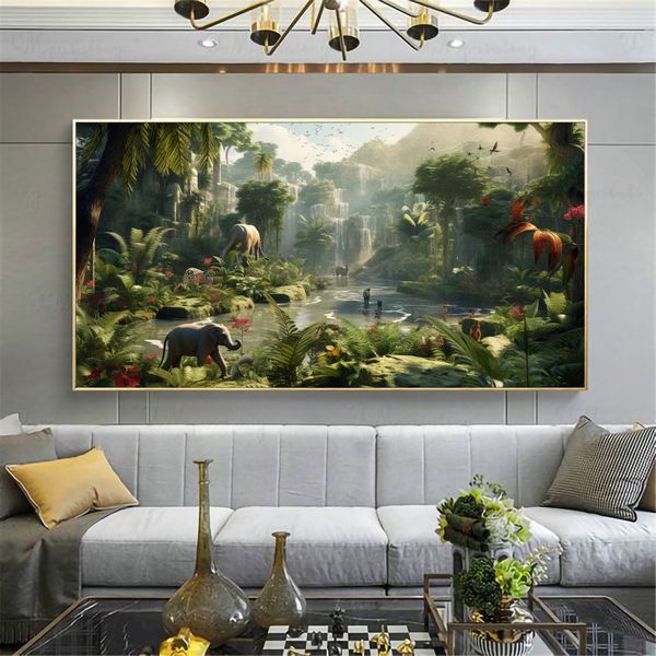Canvas Wall Decor - Jungle Safari - 0508