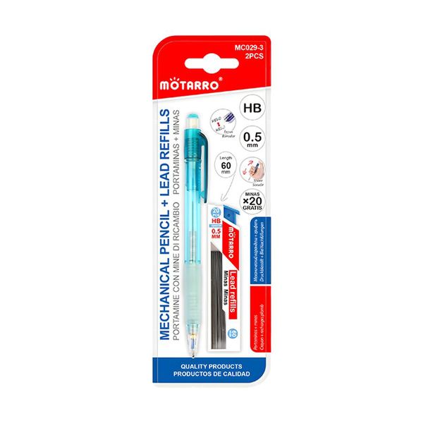 High Quality Mechanical Pencil + 20 Pcs 60mm Lead Refills
