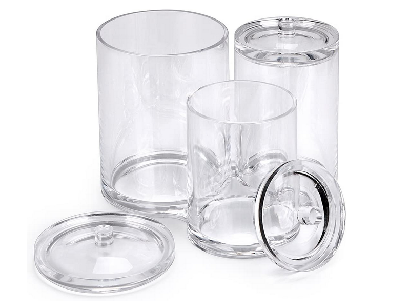 3 Compartment Acrylic Makeup Organiser
