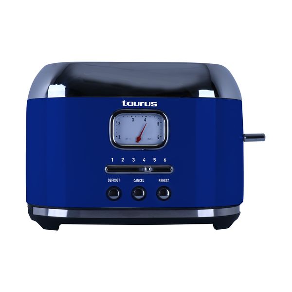 Taurus - "Eterna Vintage" 2 Slice Stainless Steel Toaster 1000W