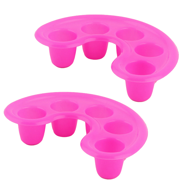 2-Piece Manicure Nail Soaking Tray - Pink