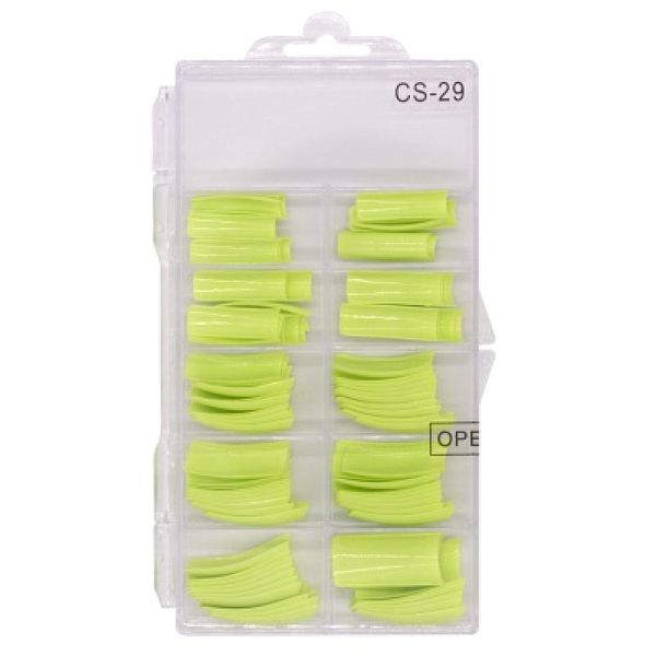 Lime Nail Tips - 100 Pieces