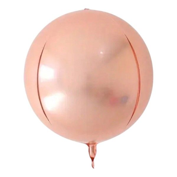10 Pieces Radiant Sphere Balloons - Rose Gold