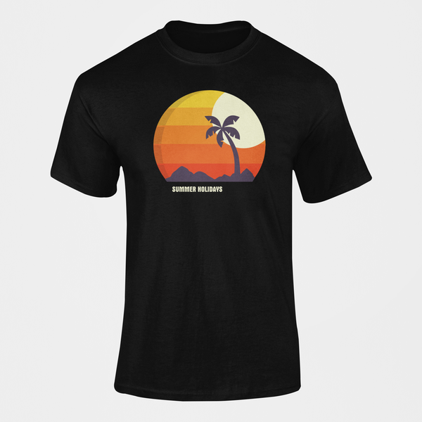 Palm Trees In Front Of Sunset T-Shirt