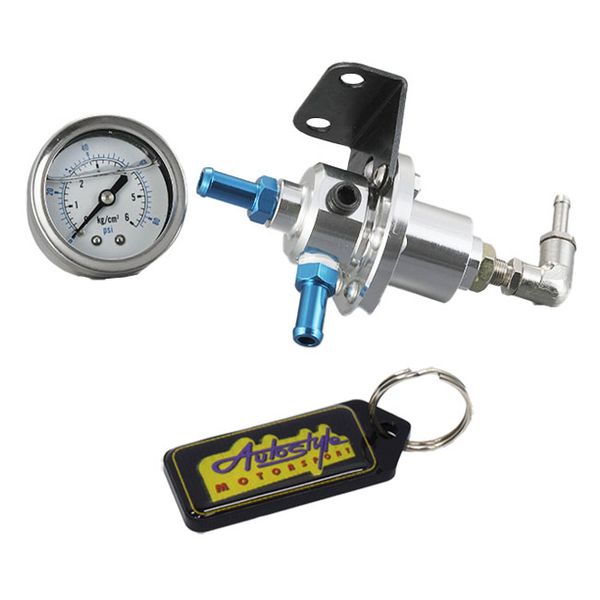 Autogauge Universal Fuel Pressure Regulator &amp; Gel Key Holder