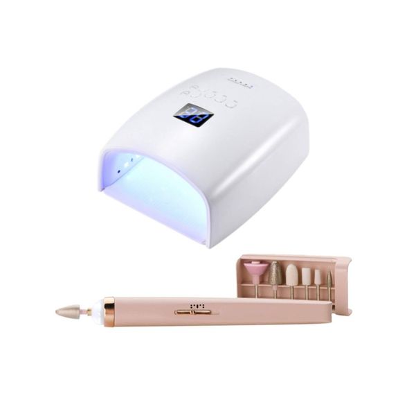 Rechargeable 48W UV Lamp with Rechargeable Nail Drill