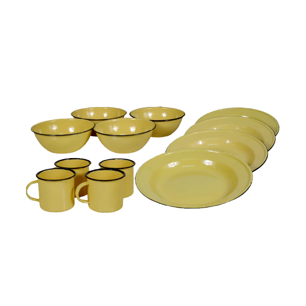 Enamel Camping Dining Set 12 Pieces Buy Online in South Africa