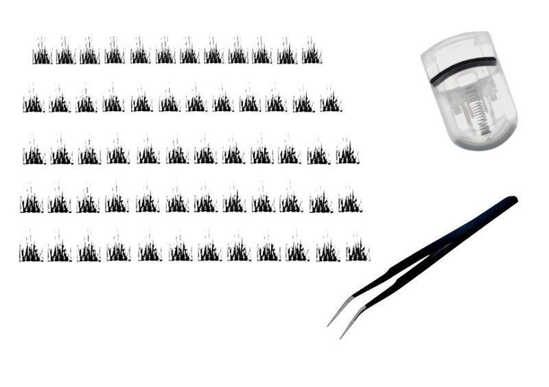 60 Piece - Self Adhesive Lash Clusters Kit 8-16mm - Style 3