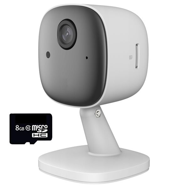 Minimalist HD IR Wireless Network Nanny &amp; Office Security Camera &amp; 8GB Card