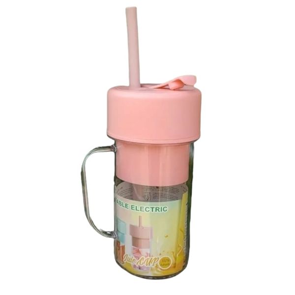 420ml Portable Rechargeable Blending Cup With Straw