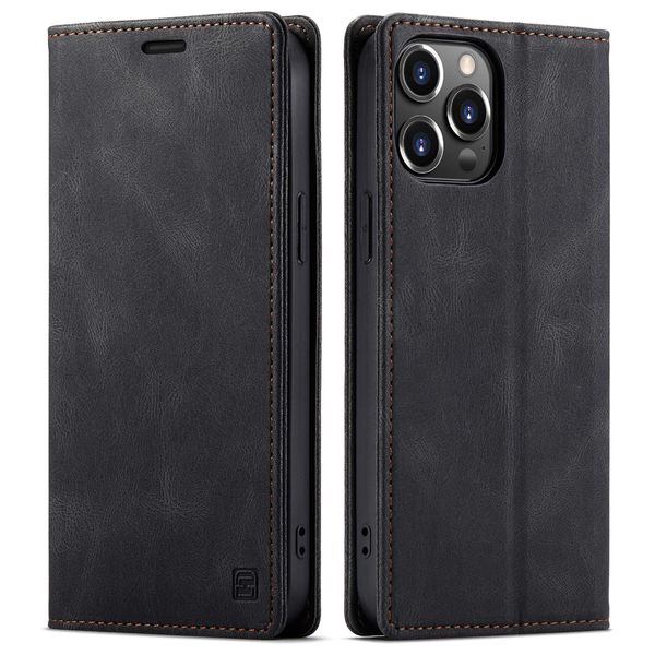 RFID Flip Cover Phone Case for Apple iPhone 13 Pro - 6.1" (2021)
