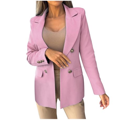 Womens Casual Blazers Open Front Long Sleeve Work Office Jackets