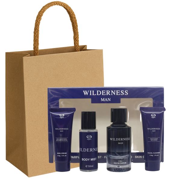 Veyes Wilderness Man Grooming Gift Set &amp; Gift Bag COMBO