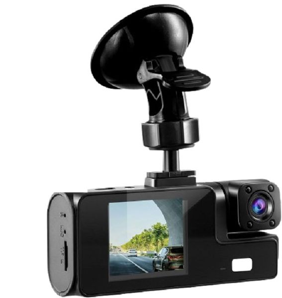 Full HD Car Dash Camera with Wide-Angle Lens and Suction Mount