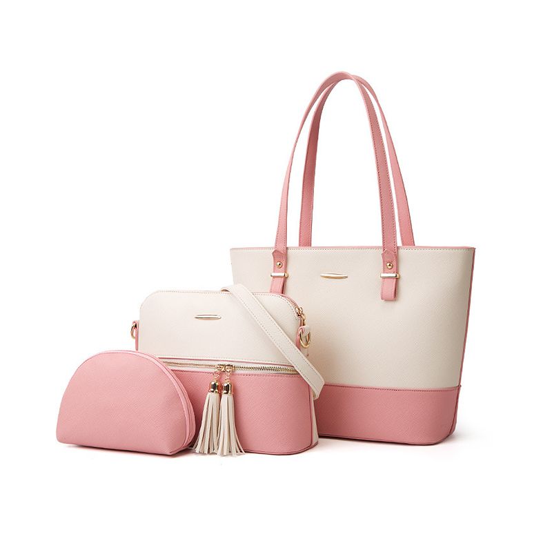 3 Piece Purse Set Tote Satchel Hobo Handbags For Women