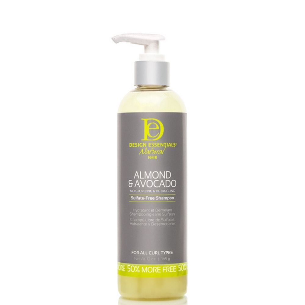 Almond Avocado Moisturizing & Detangling Sulphate - Free Shampoo - 372g