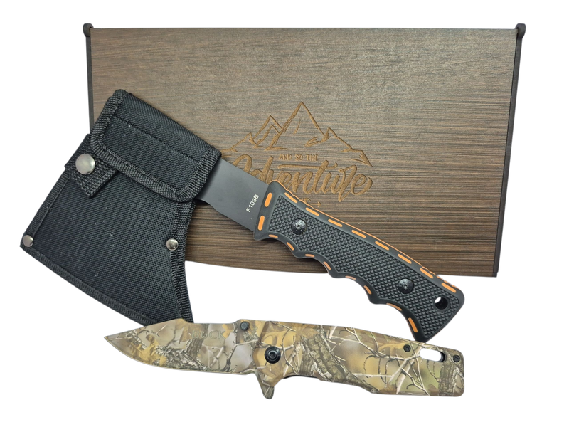 Axe and pocket Knife Combo