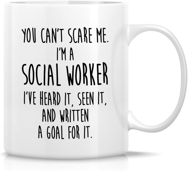 I'm A Social Worker Christmas Birthday Colleague Office Gift Mug