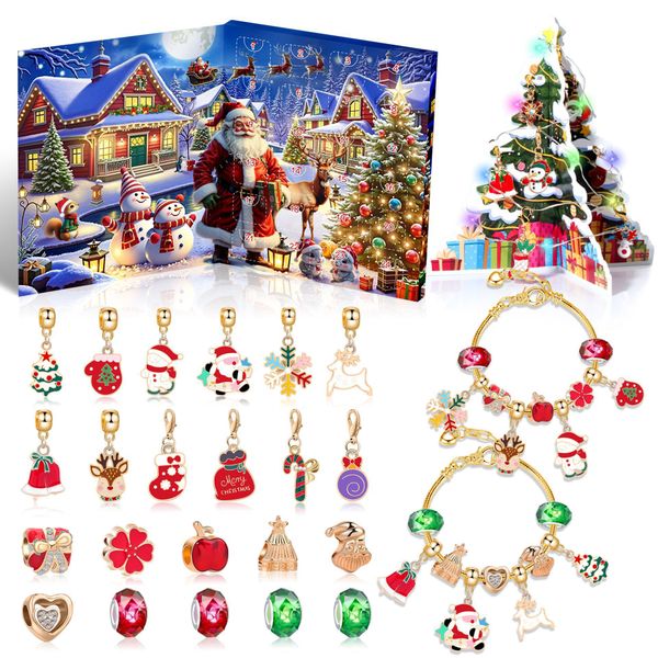 Christmas Advent Calendar Gift Set 3D Christmas Tree Light Show Gift Box