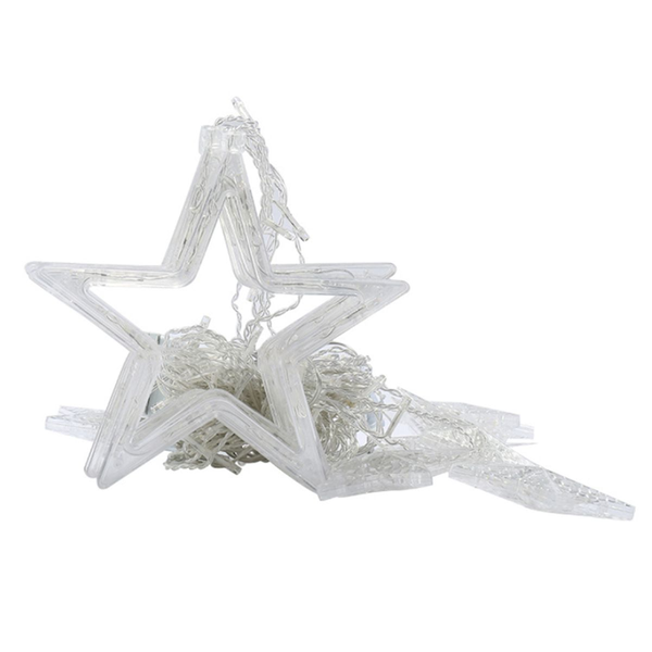 6 LED FIVE pointed star Christmas Decor