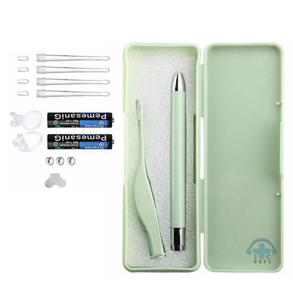 JC HOPE LED Light Earwax Removal Kit Earpick/Ear Cleaner (2 pieces)