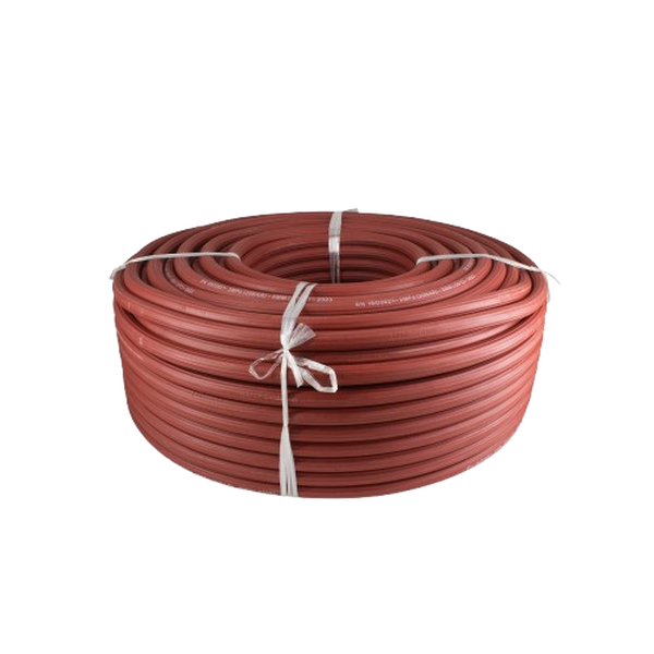 Hose Gas Ribbed Act Red 8Mmx100M Mweld
