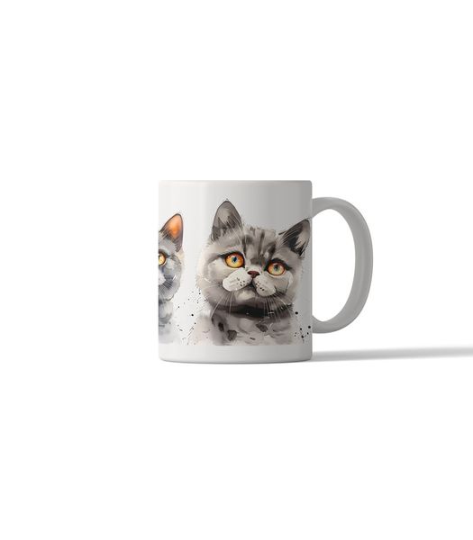 Cat Portrait 11oz DSG98 Printed Coffee Mug Gift