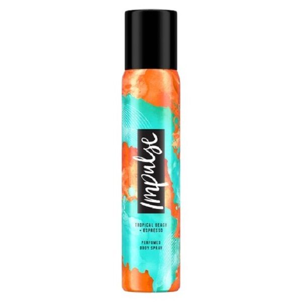 Impulse - Women Tropical Beach Deodorant 90ml x 5