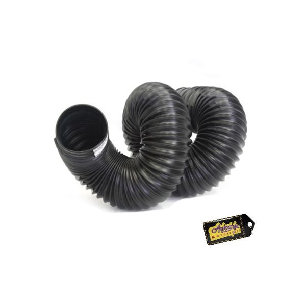 Universal 63mm Flexi Ducting Hose + Keyring - Black