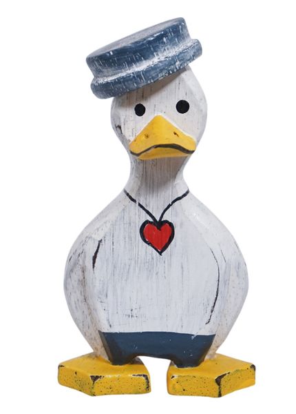 Duck Wooden Ornament - Nautical Theme
