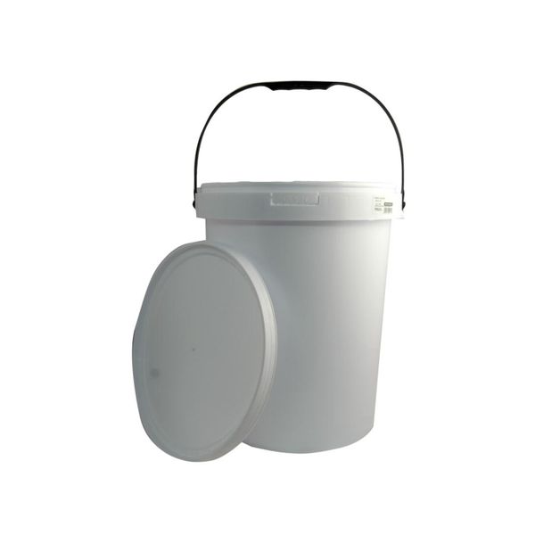 Plastic Bucket with Lid - 25lt - 5 Pack