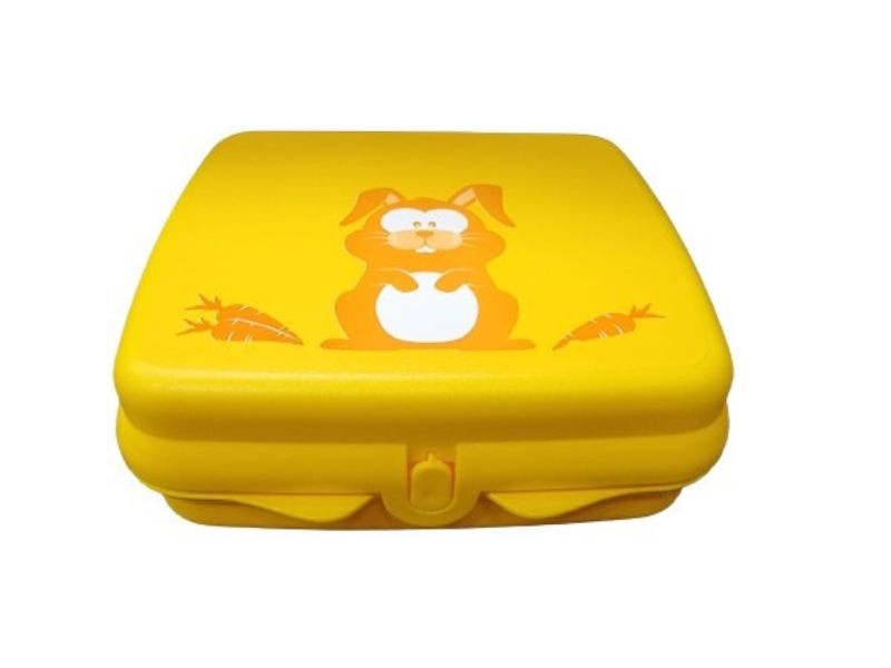 Tupperware Yellow Lunchbox