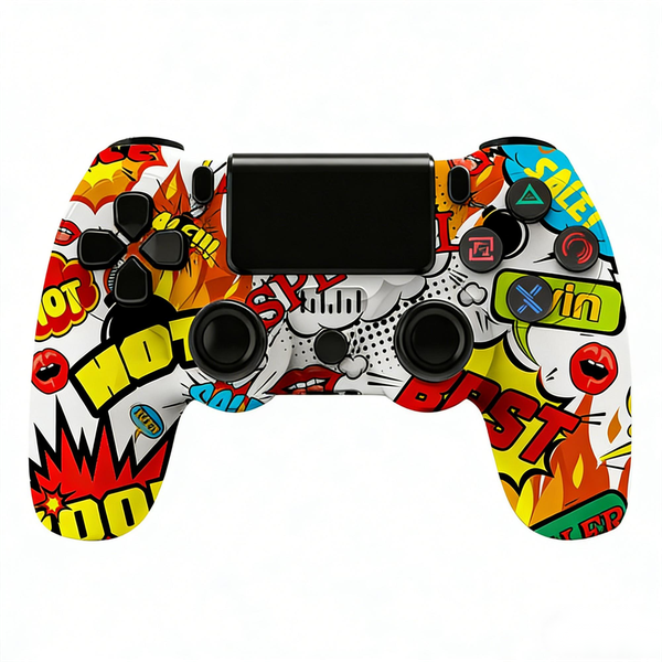 Pro Gaming P4 Controller (Fire Burst Edition) for PS4, PC and Smartphones.