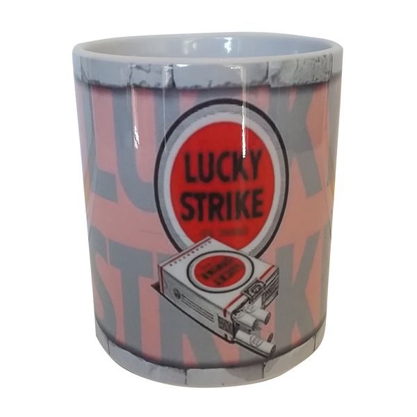 Vintage `Cigarette Bar` Coffee Mug - Lucky Strike