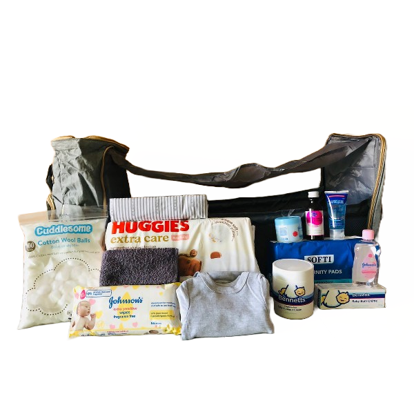 Pre-Packed Hospital/Maternity Bag with Bed Diaper/Nappy bag