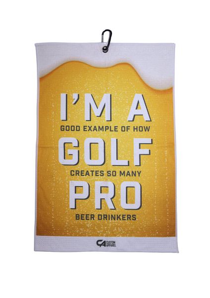 CA Waffle Golf Towels - Golf Pro