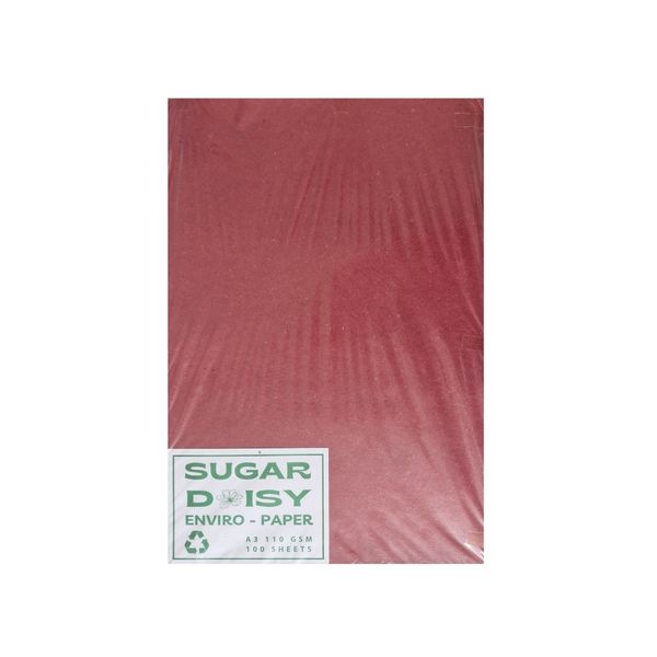 Sugar Paper- A3-110Gsm -100Sheets-Red image