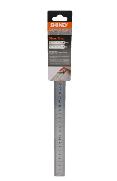 Shind 30cm Stainless Metal Ruler