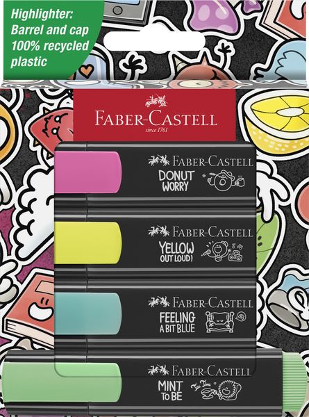 Faber-Castell, Textliner Highlighters 46 Graffiti - Set of 4
