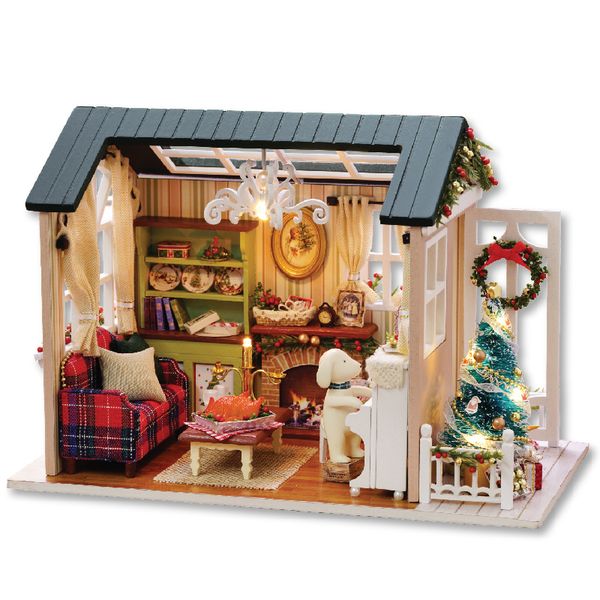 Cute Room Holiday Times DIY Miniature House Kit (15.5cm Tall)