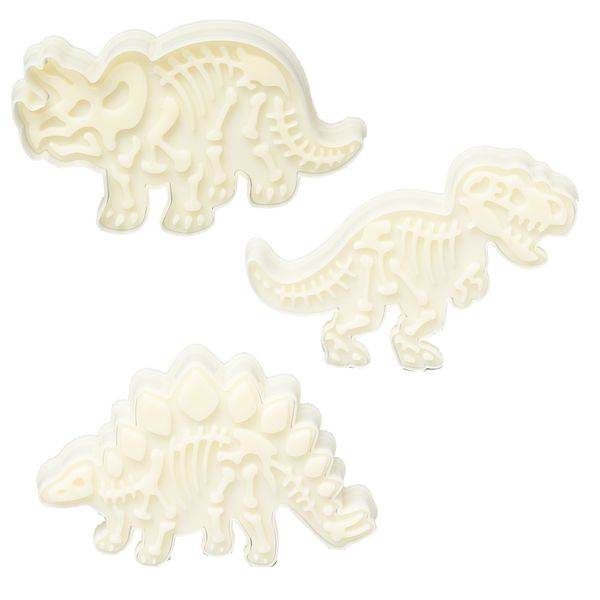 Baking Dinosaur Cookie Cutters 3 Set