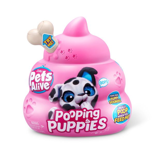 Pets Alive Pooping Puppies Collectible Interactive Pet - Series 1