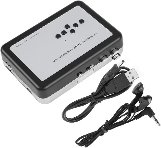 Cassette mp3 Converter,Portable Cassette Tape to MP3 Converter USB Drive