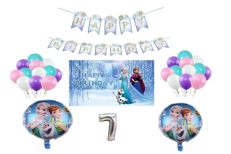 Frozen Party Decorations For 7 years