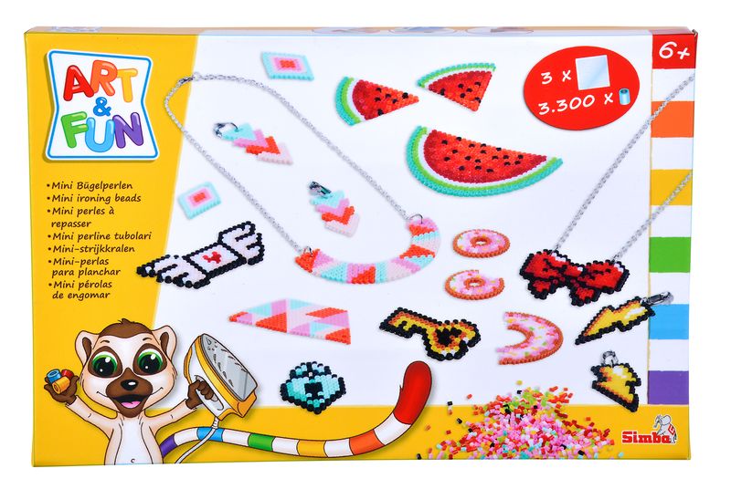 Art &amp; Fun Mini Ironing Beads Necklace &amp; Earrings